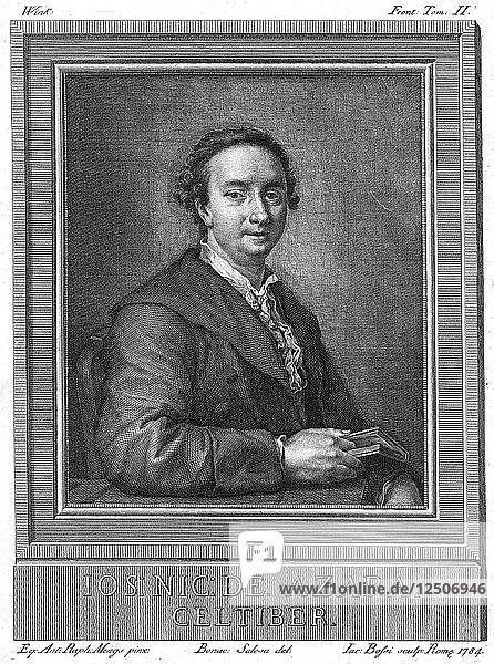 Jose Nicolas de Azara (1731-1804)  spanischer Diplomat und Mäzen für Kunst und Literatur  1784. Künstler: Unbekannt