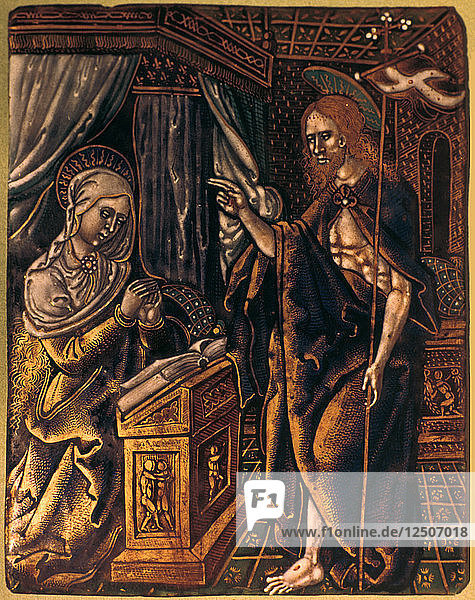 The Annunciation  16th century. Artist: Anon