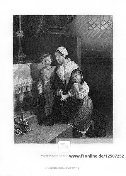 Die trauernde Mutter  1872. Künstler: Unbekannt