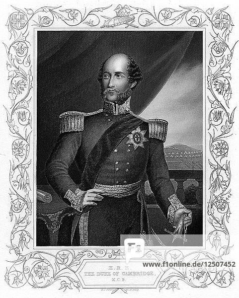 George William Frederick Charles  2nd Duke of Cambridge  British soldier  c1856 Artist: Unknown