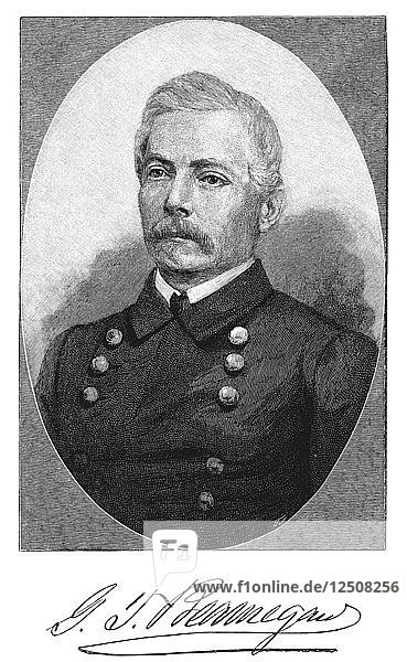 Pierre Gustave Toutant Beauregard  American soldier  1863. Artist: Unknown