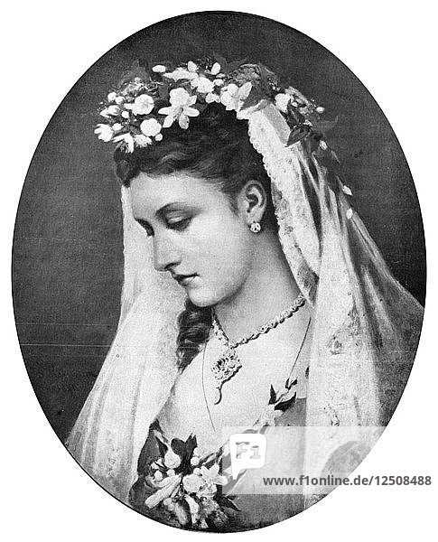 Die Prinzessin Louise  Herzogin von Argyll  um 1871. Künstler: Unbekannt