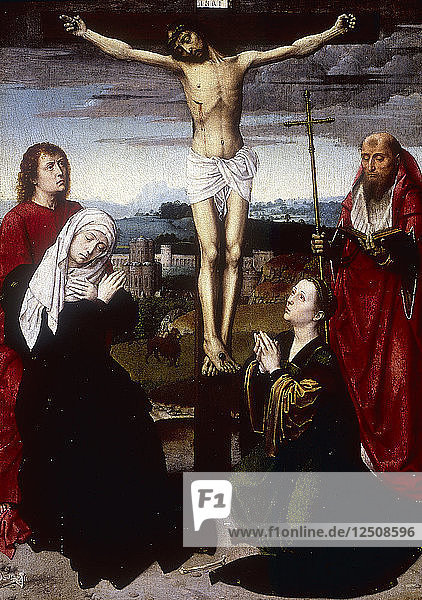 Kreuzigung  frühes 16. Jahrhundert. Künstler: Gérard David
