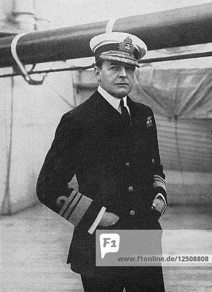 Admiral David Beatty (1871-1936)  British naval commander  World War I  1914-1918. Artist: Unknown