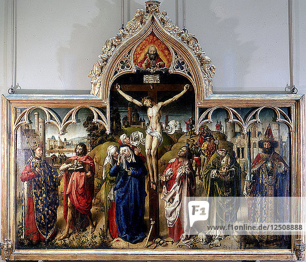 Pariser Altarbild  15. Jahrhundert. Künstler: Anon