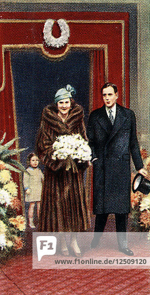Die Hochzeit des Herzogs und der Herzogin von Kent  November 1934  (um 1935). Künstler: Unbekannt
