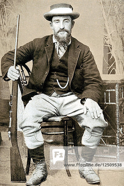 Christiaan de Wet Boer soldier and politician c1900. Artist: Unknown
