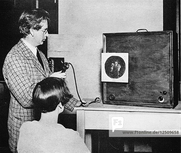 John Logie Baird 1888-1946 , Schottischer Elektroingenieur Und Pionier Des  Fernsehens, 1920Er Jahre. Künstler: Unbekannt