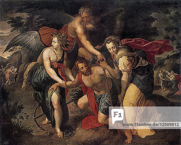 Die drei Zeitalter des Menschen  Allegorie  Ende des 16. Jahrhunderts. Künstler: Jacob de Backer