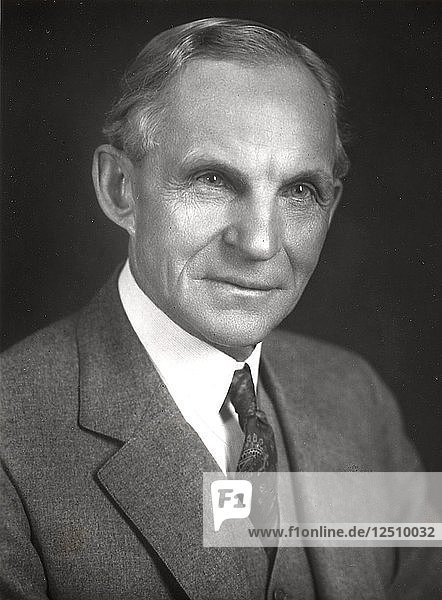 Henry Ford  amerikanischer Ingenieur und Automobilhersteller  ca. 1910-c1930. Künstler: Unbekannt