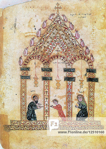 Darstellung von Jesus im Tempel  13. Jahrhundert. Künstler: Unbekannt