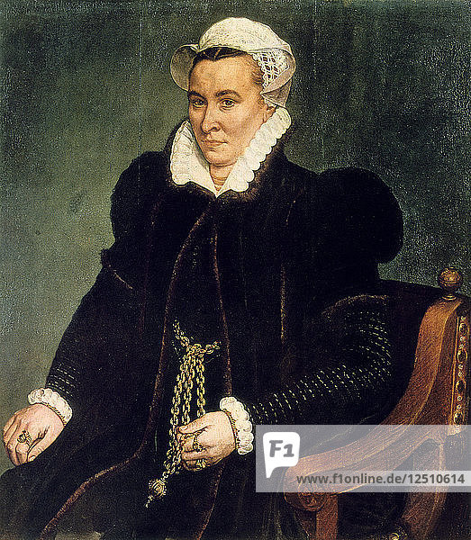 Porträt einer Frau  um 1565-1581. Künstler: Frans Pourbus der Ältere
