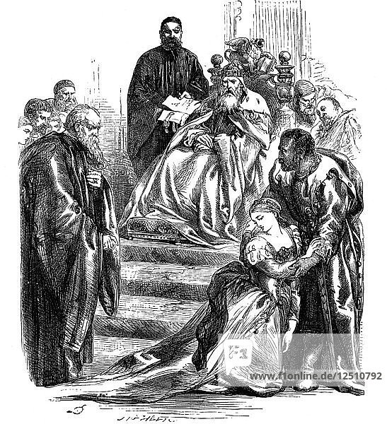 Szene aus Shakespeares Othello  19. Jahrhundert. Künstler: Unbekannt