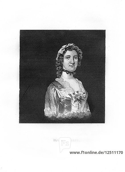 Mary Morris  1872. Artist: Unknown