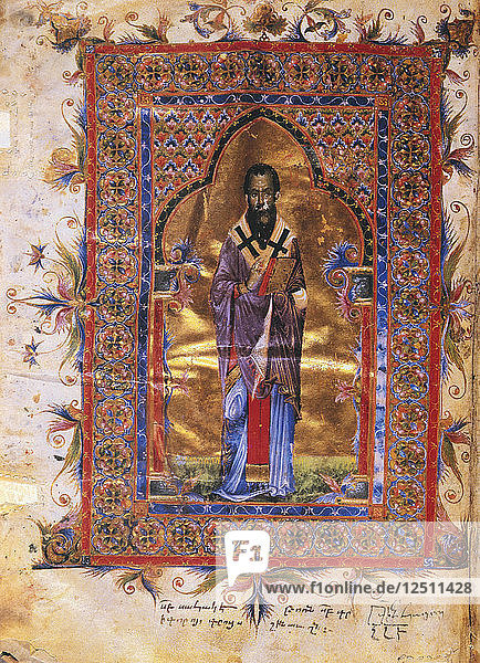Der heilige Basilius der Große. Künstler: Anon