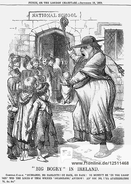 Big Bogey in Irland  1869. Künstler: Joseph Swain