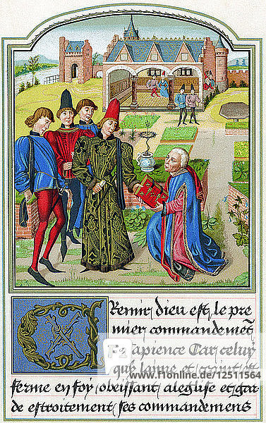 Karl der Kühne  Herzog von Burgund  15. Jahrhundert. Künstler: Unbekannt