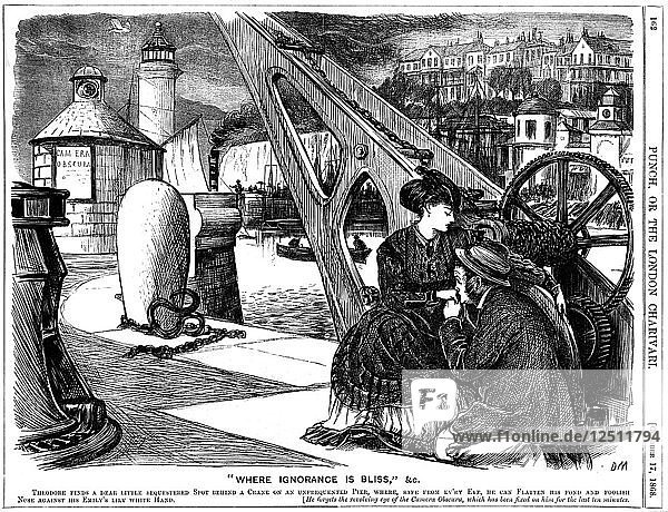 Wo Unwissenheit Glückseligkeit ist  1868. Künstler: George Du Maurier