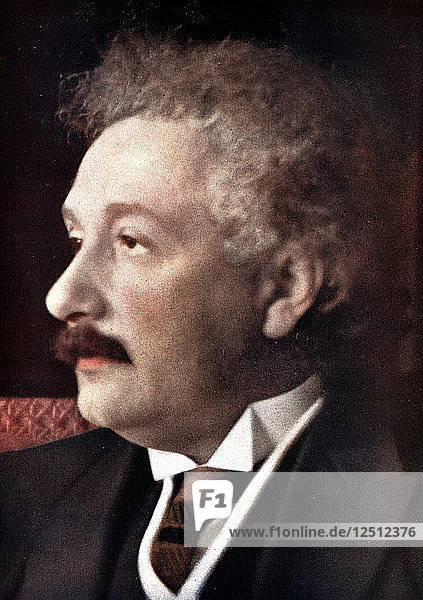 Albert Einstein  German-Swiss-American mathematician and physicist  c1925. Artist: Unknown
