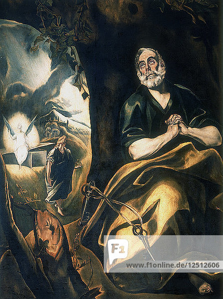 Die Tränen des heiligen Petrus  um 1561-1614. Künstler: El Greco