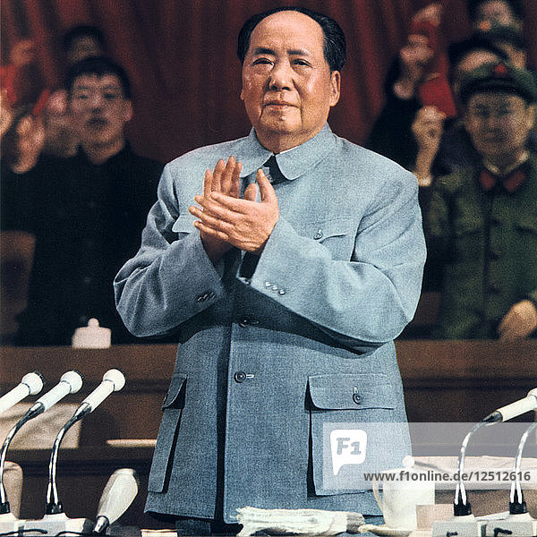 Mao Zedong  Führer der chinesischen Kommunisten  1960. Künstler: Unbekannt