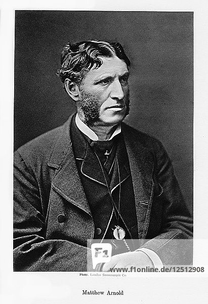Matthew Arnold  English poet and cultural critic  c1880s.Artist: London Stereoscopic & Photographic Co