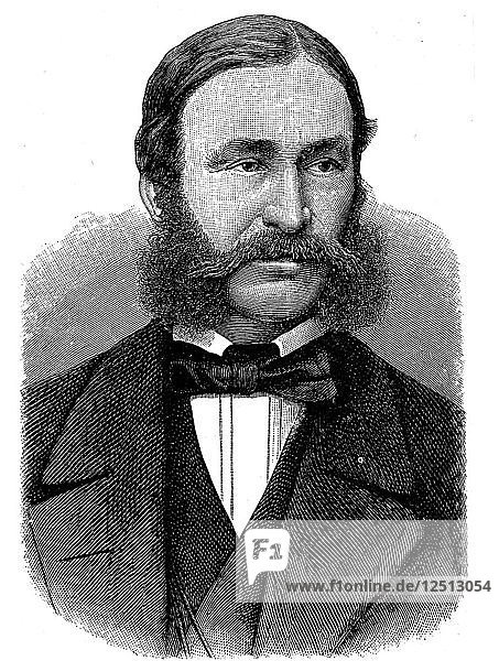 Heinrich Barth (1821-1865)  deutscher Geograph und Entdecker von Nord- und Zentralafrika. Künstler: Unbekannt