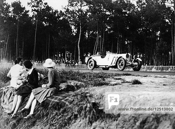 Mercedes-Benz SS in Aktion bei den 24 Stunden von Le Mans  Frankreich  1930. Künstler: Unbekannt