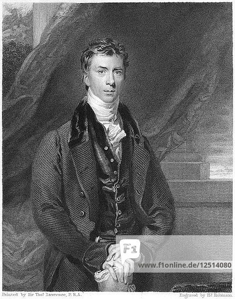 Henry Peter Brougham  1. Baron Brougham und Vaux  schottischer Rechtsanwalt und Politiker  1833. Künstler: H. Robinson
