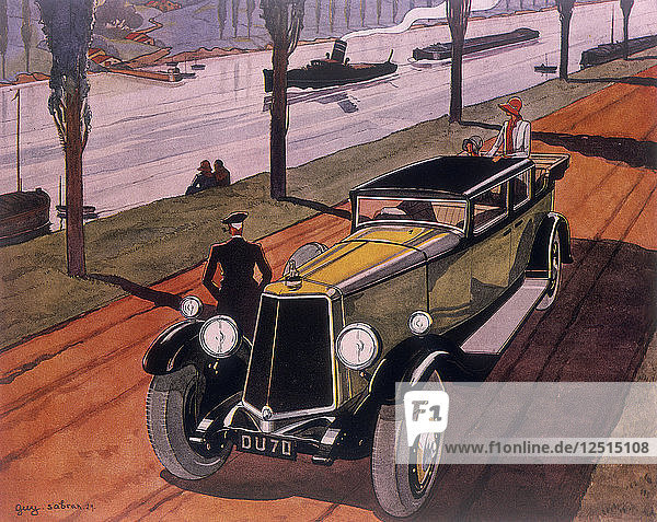 Werbeplakat für Autos von Armstrong Siddeley  1930. Künstler: Guy Sabran