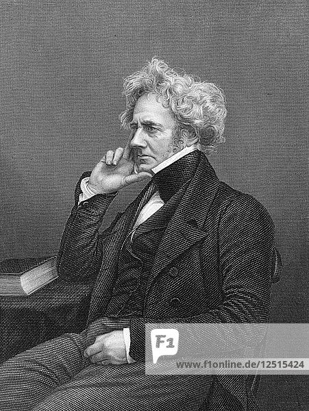 John Frederick William Herschel  English scientist and astronomer  c1870. Artist: Unknown