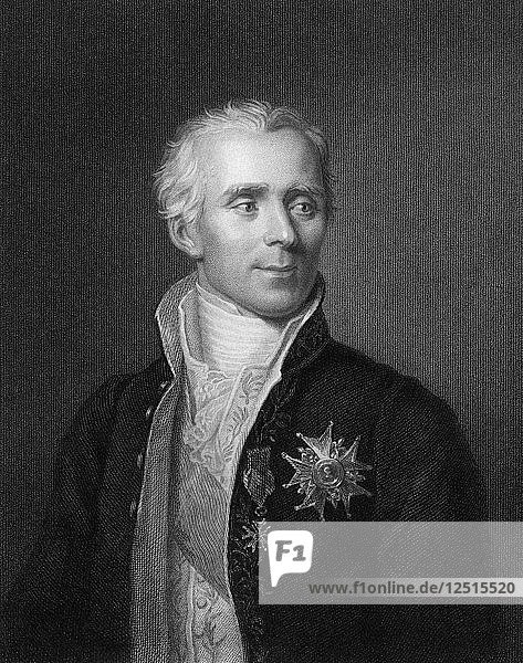 Pierre Simon Laplace  französischer Mathematiker und Astronom  1833. Künstler: Unbekannt