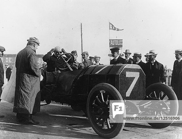 CS Rolls in a racing car  c1905-c1910. Artist: Unknown