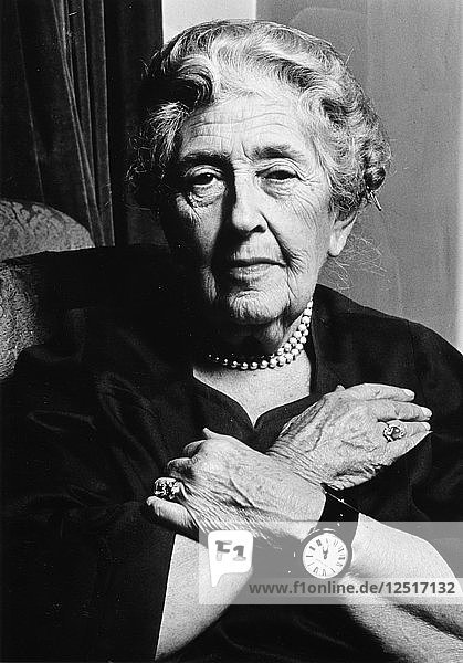 Agatha Christie (1890-1976)  British writer. Artist: Unknown