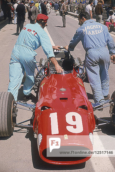 Ferrari of Chris Amon at the Spanish Grand Prix  Jarama  Madrid  1968. Artist: Unknown