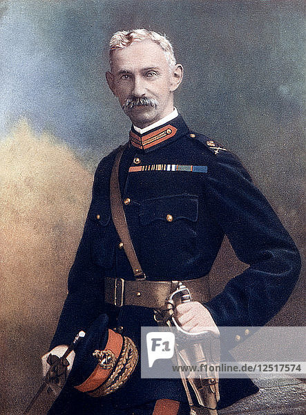 Generalmajor G. Barton  Kommandeur der 6. Infanteriebrigade  1902. Künstler: Debenham & Smith