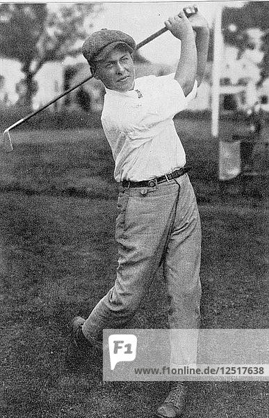 Bobby Jones  amerikanischer Golfspieler  um 1920. Künstler: Unbekannt
