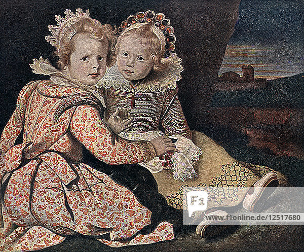 Daughters of the Painter  17th century (1910).Artist: Paul de Vos