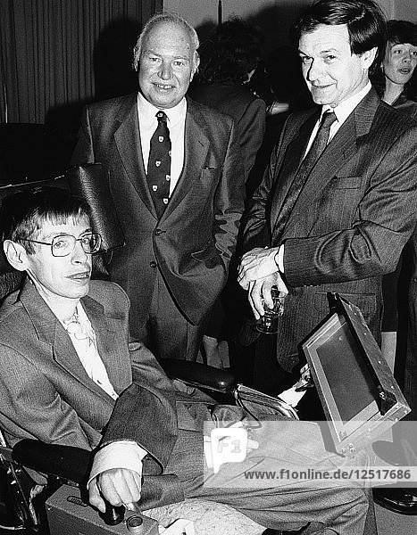 Professor Stephen Hawking (1942- )  British Physician. Artist: Unknown