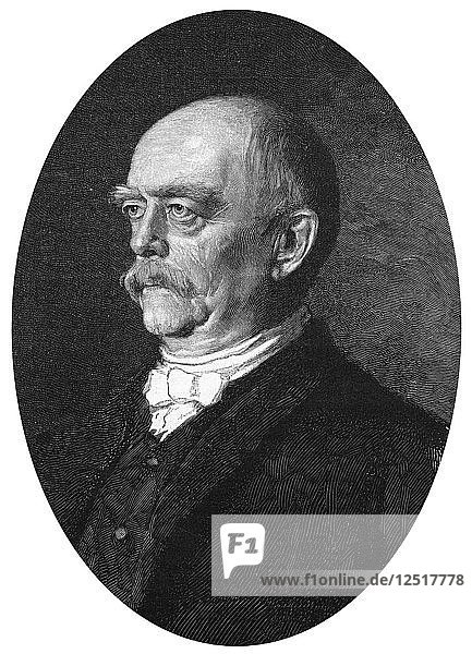 Otto von Bismarck  Duke of Lauenburg  German statesman  (1900). Artist: Unknown