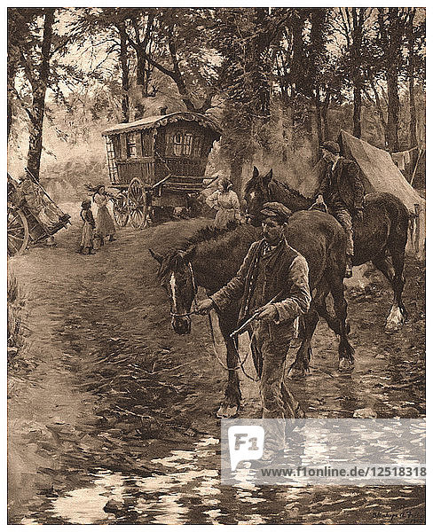 Nomads 1903.Artist: Stanhope A Forbes