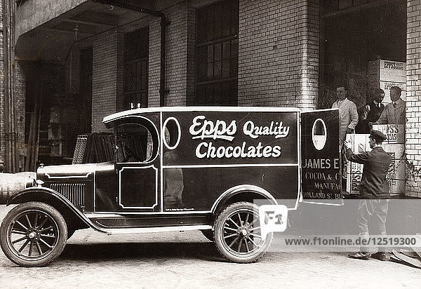 Ein Lieferwagen  Blackfriars  London  1924. Künstler: Unbekannt