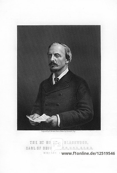 Frederick Temple Blackwood  Earl of Dufferin  britischer Staatsdiener  1893 Künstler: E Stodart