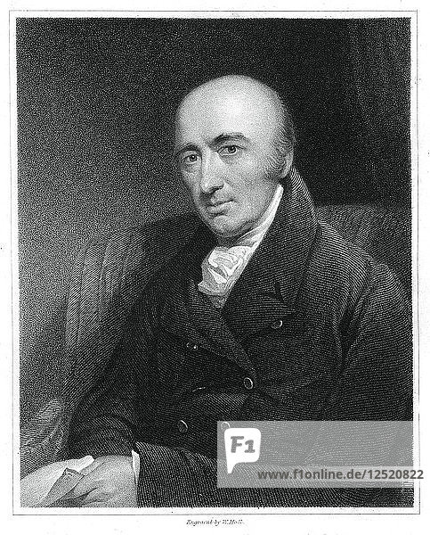 William Hyde Wollaston  englischer Chemiker und Physiker  (1833)  Künstler: W. Holl