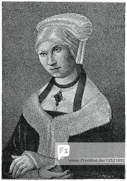 Princess Sibylla of Saxony  (1870). Artist: J Petot