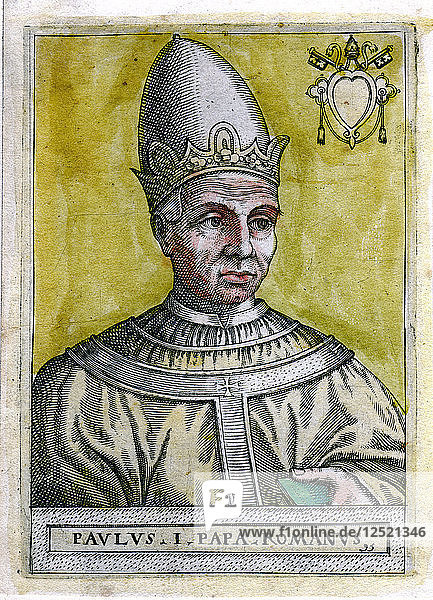 Papst Paul I. Künstler: Unbekannt