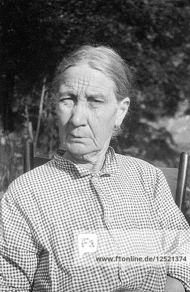 Eliza Pace  Hyden  Leslie County  Kentucky  USA  1916-1918. Künstler: Cecil Sharp