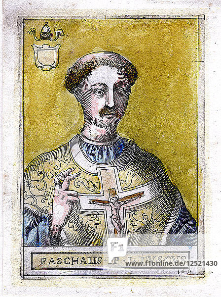 Papst Paschal I. Künstler: Unbekannt