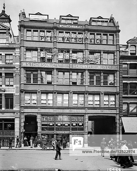 Wood Street Buildings  Fore Street  London  1899. Künstler: Bedford Lemere und Unternehmen