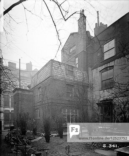 Ein Haus in der Parliament Street  London  um 1890. Künstler: Unbekannt